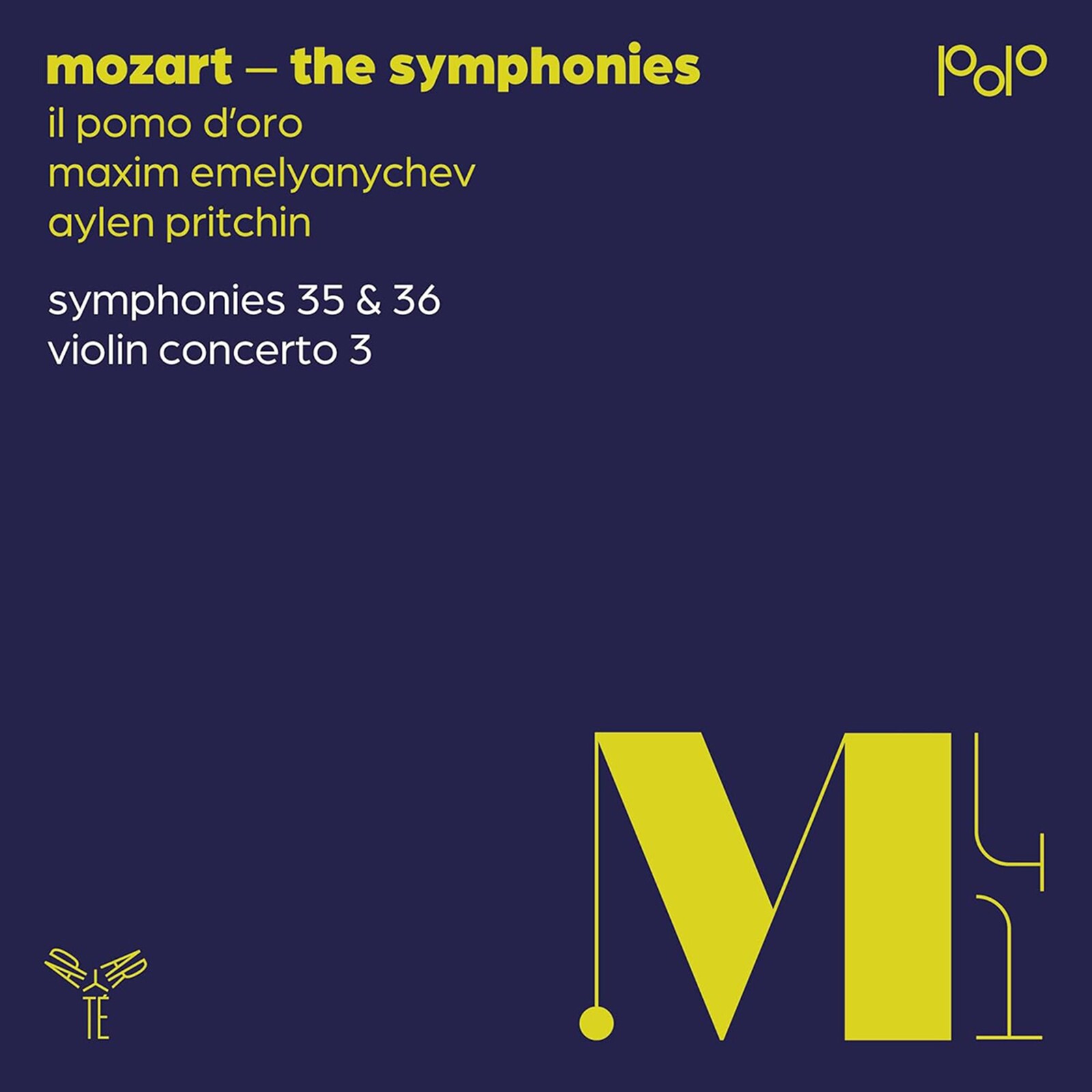 Il Pomo d'Oro, MOZART: SYMPHONIES NOS. 35 & 36 / VIOLIN CONCERTO NO. 3, CD
