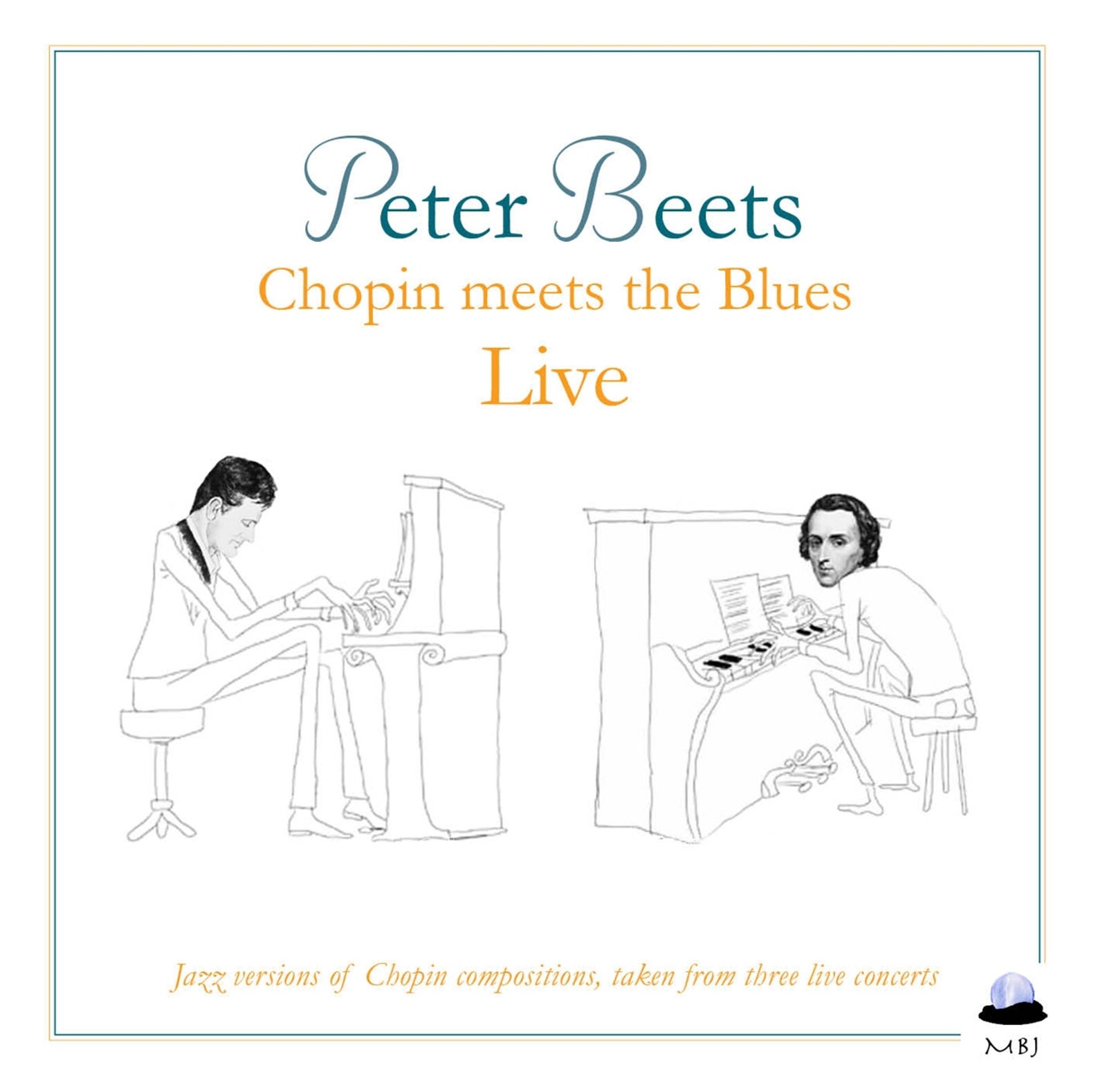 Peter Beets Quartet, CHOPIN MEETS THE BLUES LIVE, CD