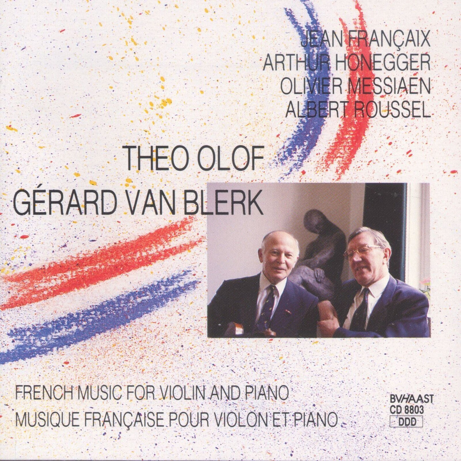 Theo Olof, FRENCH MUSIC FOR VIOLIN AND PIANO, CD