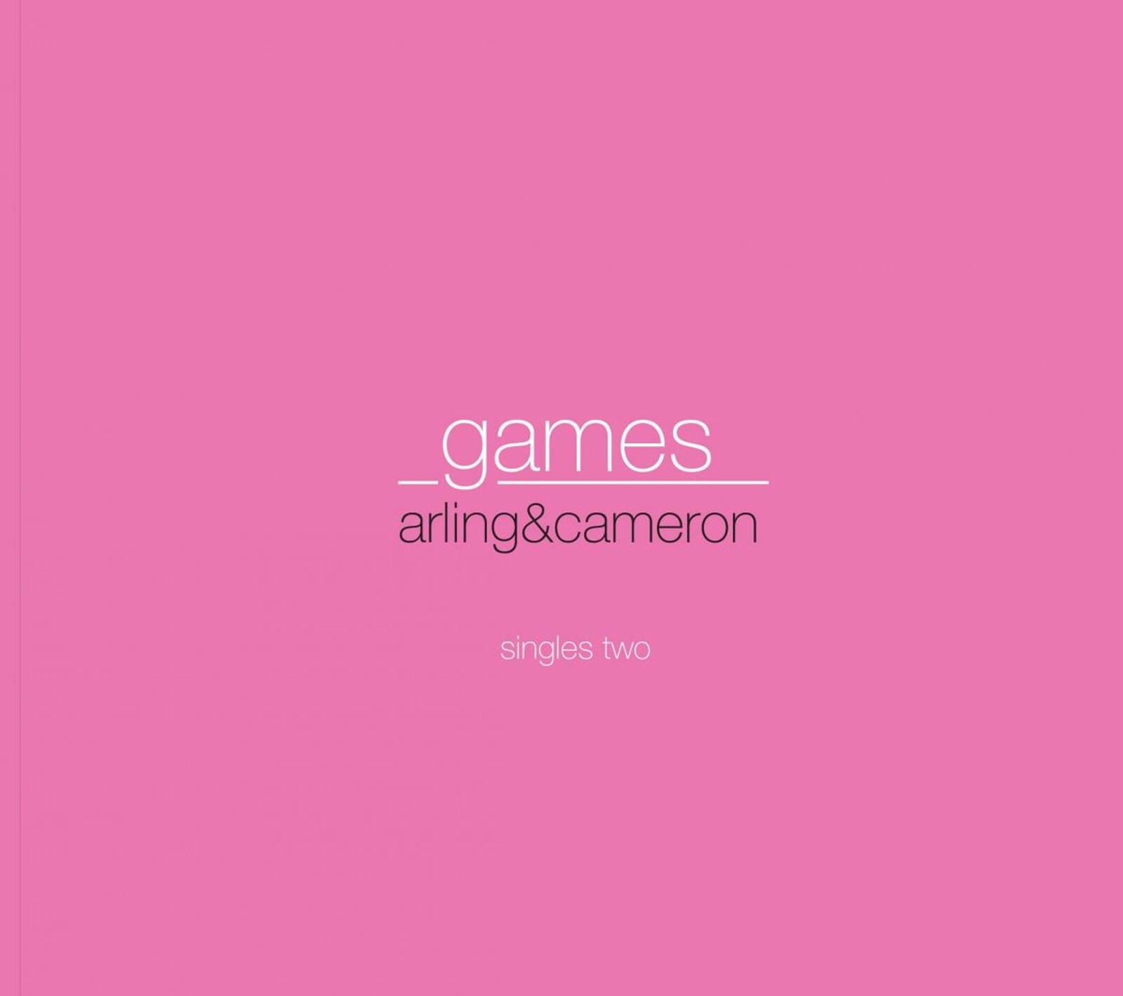 Arling & Cameron, GAMES-SINGLES TWO, CD
