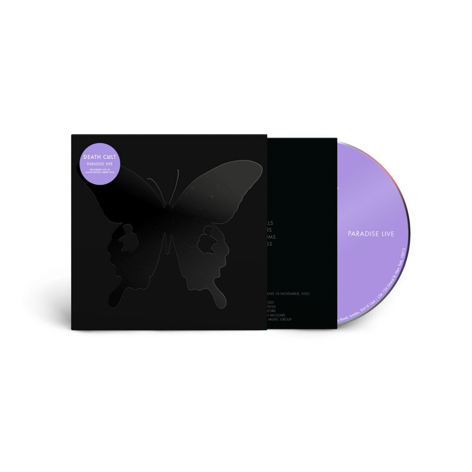 Death Cult, PARADISE LIVE, CD
