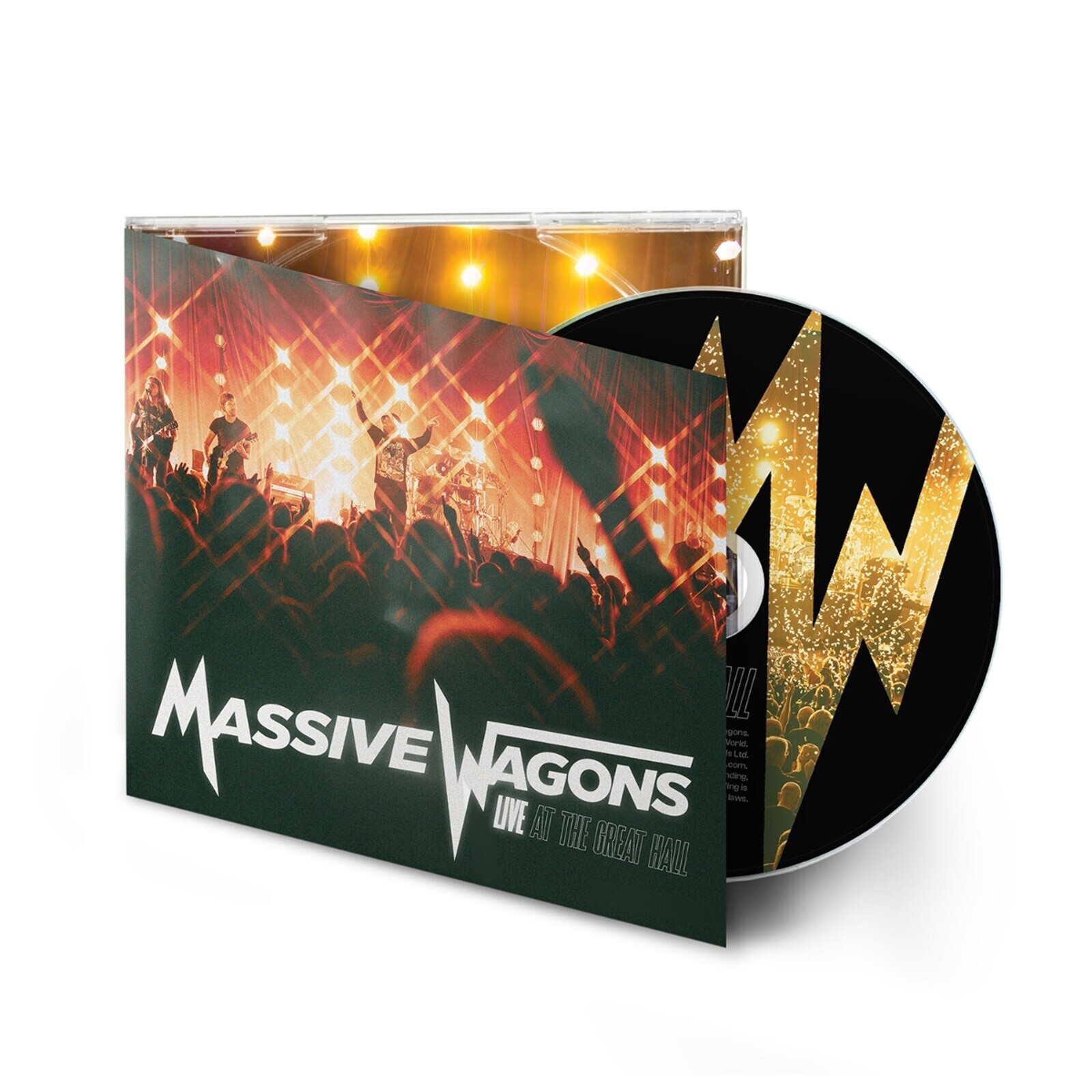 Massive Wagons, LIVE AT THE GREAT HALL, CD