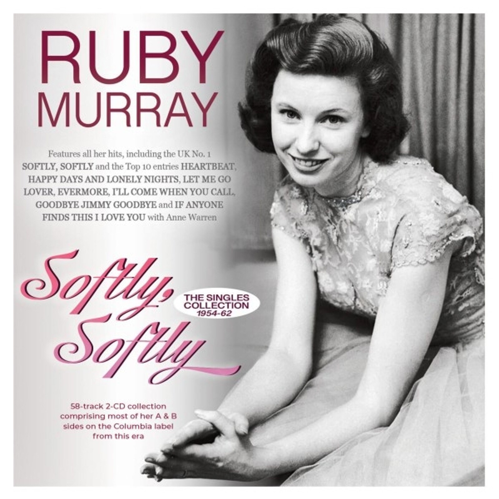 Ruby Murray, SOFTLY, SOFTLY - THE SINGLES COLLECTION 1954-62, CD