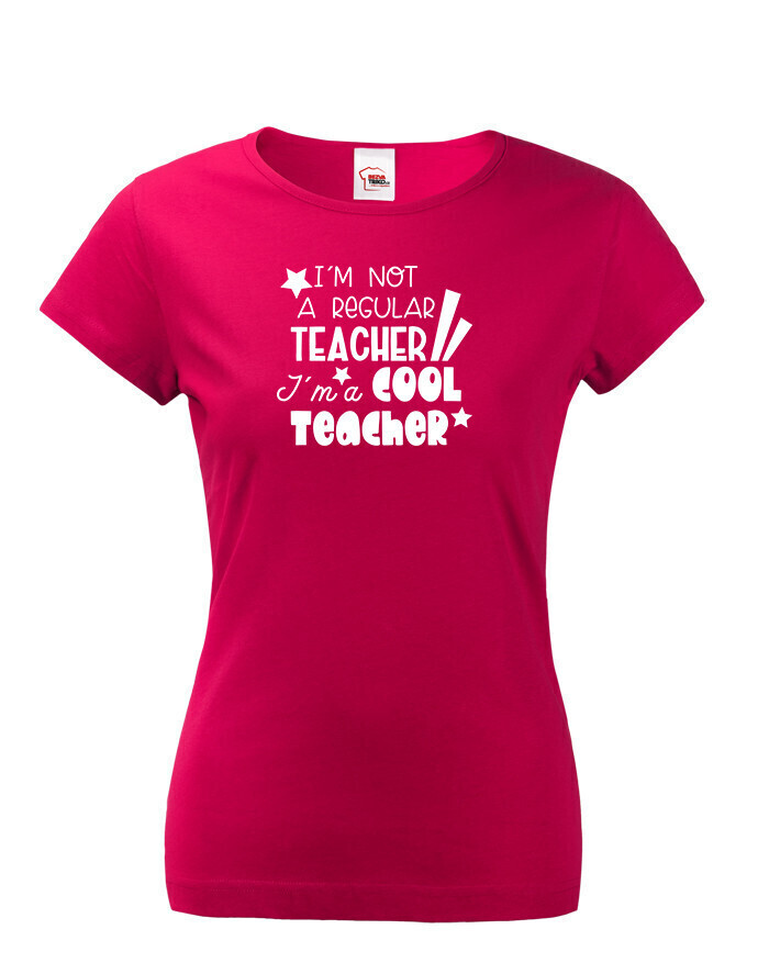 Dámské tričko pre učitelku Cool teacher