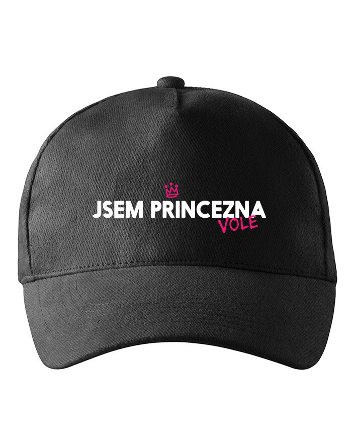 Unisex šiltovka „Som princezná vole“