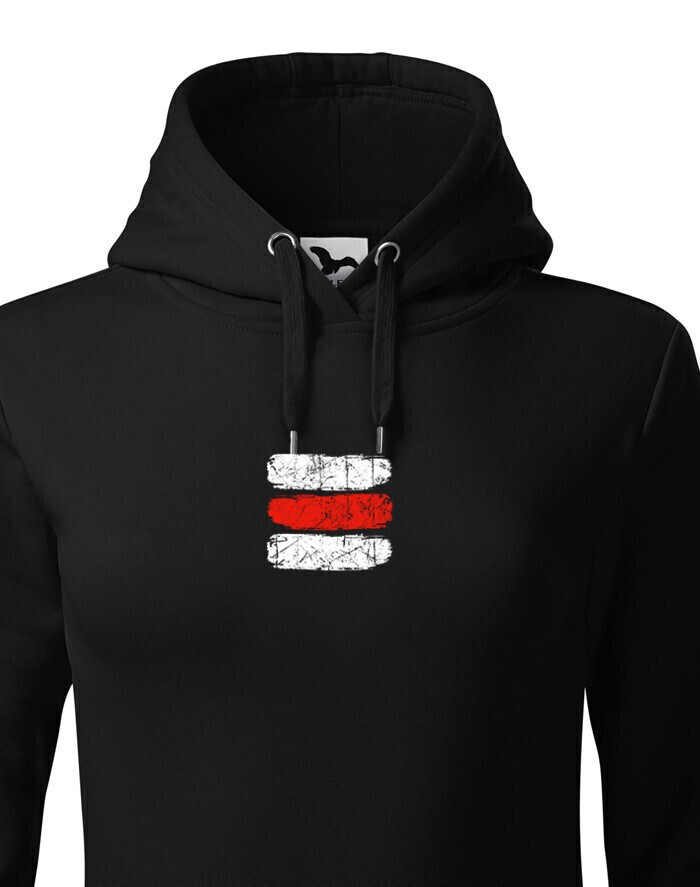 Dámska mikina Turistická značka – červená | Štýl pre milovníčky hôr