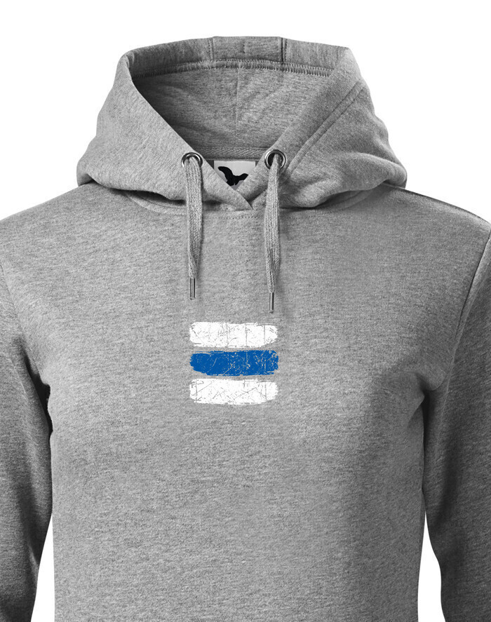 Dámska mikina Turistická značka – modrá | Štýl pre milovníčky prírody