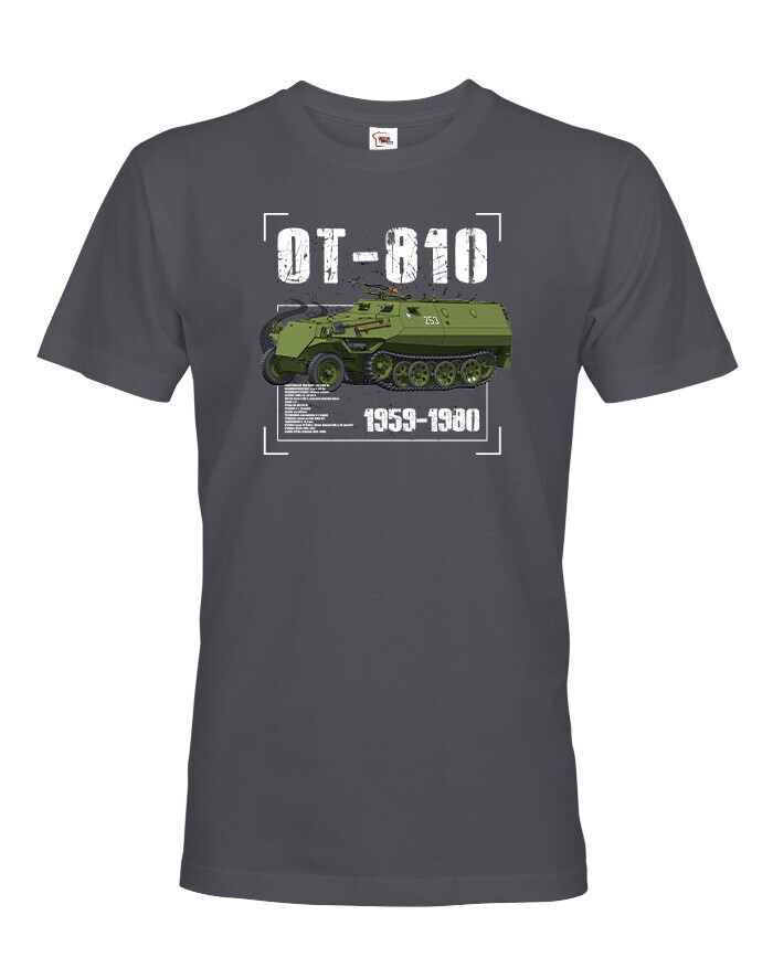 Pánske tričko s potlačou OT-810 – ideálny darček pre nadšencov vojenskej techniky