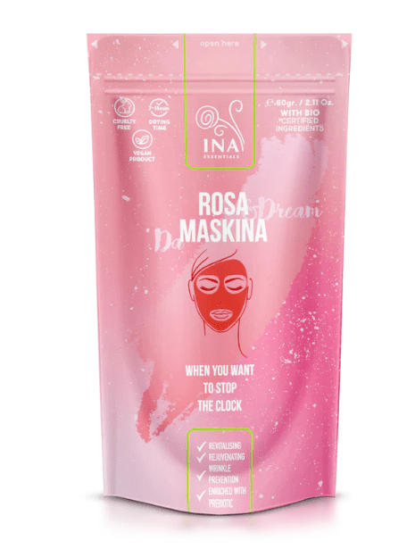 INA ESSENTIALS Ina essentials Ružová Maskina 60 g