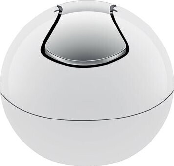 Spirella mini výklopný odpadkový kôš Bowl, biely, plast, 1 l