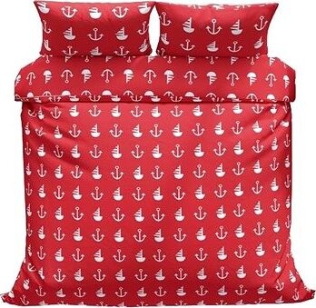 Kaptan Bavlnené obliečky Červená kotva 140 × 200, 70 × 90 cm