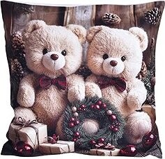 Forbyt Vánoční povlak Medvídci CYC31007 40 × 40 cm