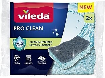 VILEDA Pro Clean viskózna hubka 2 ks