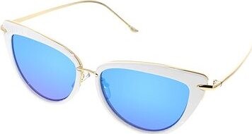 OEM Slnečné okuliare cat-eye Positive biele