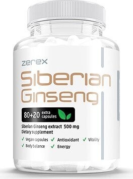 Zerex Sibírsky ženšen, 100 kapsúl