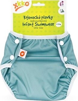 XKKO Jednoveľkostné dojčenské plavky Granite Green