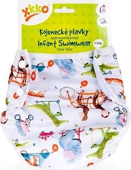 XKKO Jednoveľkostné dojčenské plavky ZOO on the Road