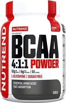 Nutrend BCAA 4 : 1 : 1 POWDER, 500 g, cherry