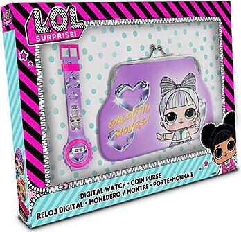 L,O,L, Surprise – Darčeková sada hodiniek a peňaženky