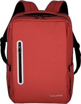 Travelite Basics Boxy backpack Red