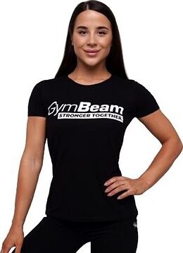 GymBeam Dámske tričko Stronger Together Black L