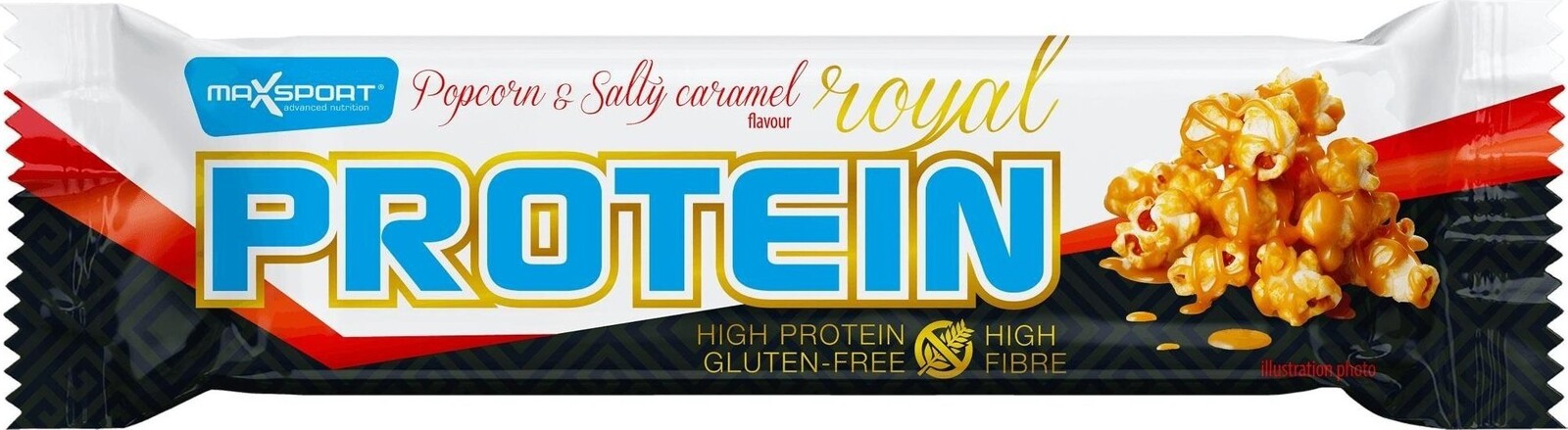 MaxSport Royal Protein 6× 60 g Popcorn slaný karamel