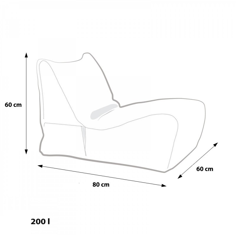 EF5002 Ecopuf Sedací vak Ecopuf - FLAVIO Velvet - Menčester SZ03