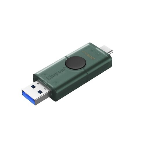DataTraveler Duo G2/128GB/USB 3.2/USB-A + USB-C/Zelená