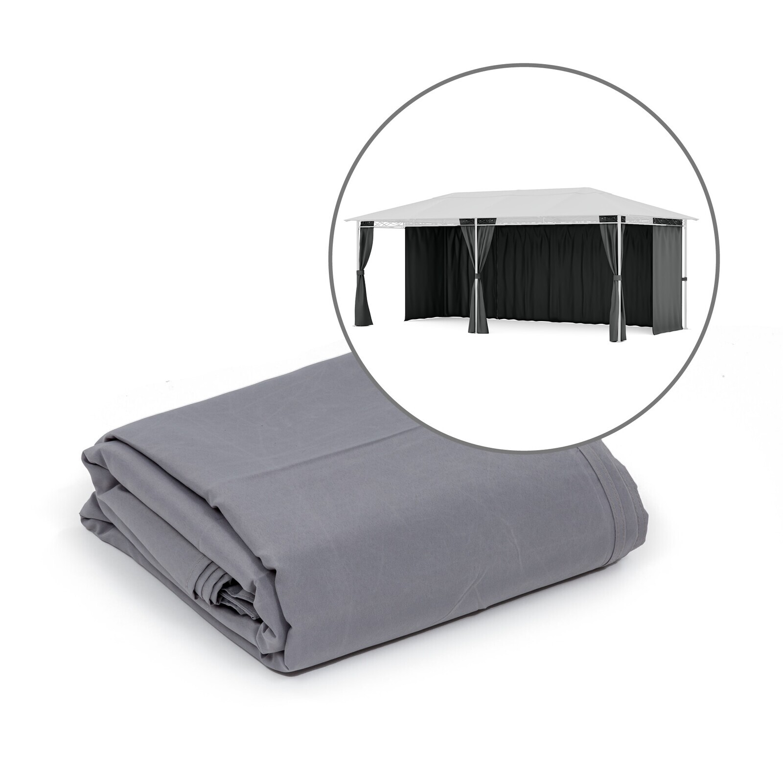 Blumfeldt Mondo 3x6 SP Bočná stena šedá