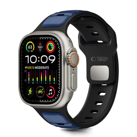 Tech-Protect Iconband Line remienok na Apple Watch 44/45/46/49mm, black/navy