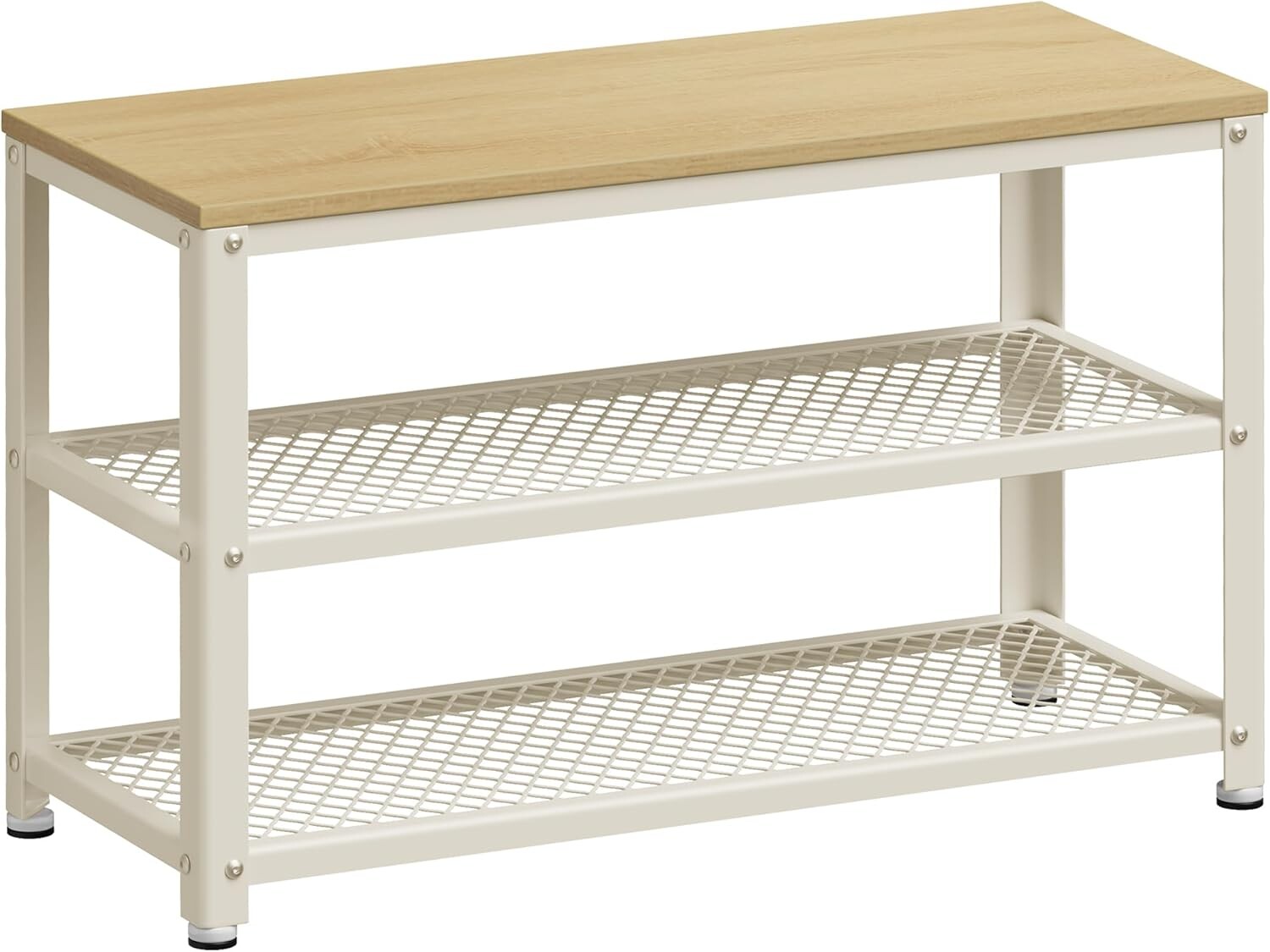 Botník VASAGLE Leggy bílý/béžový