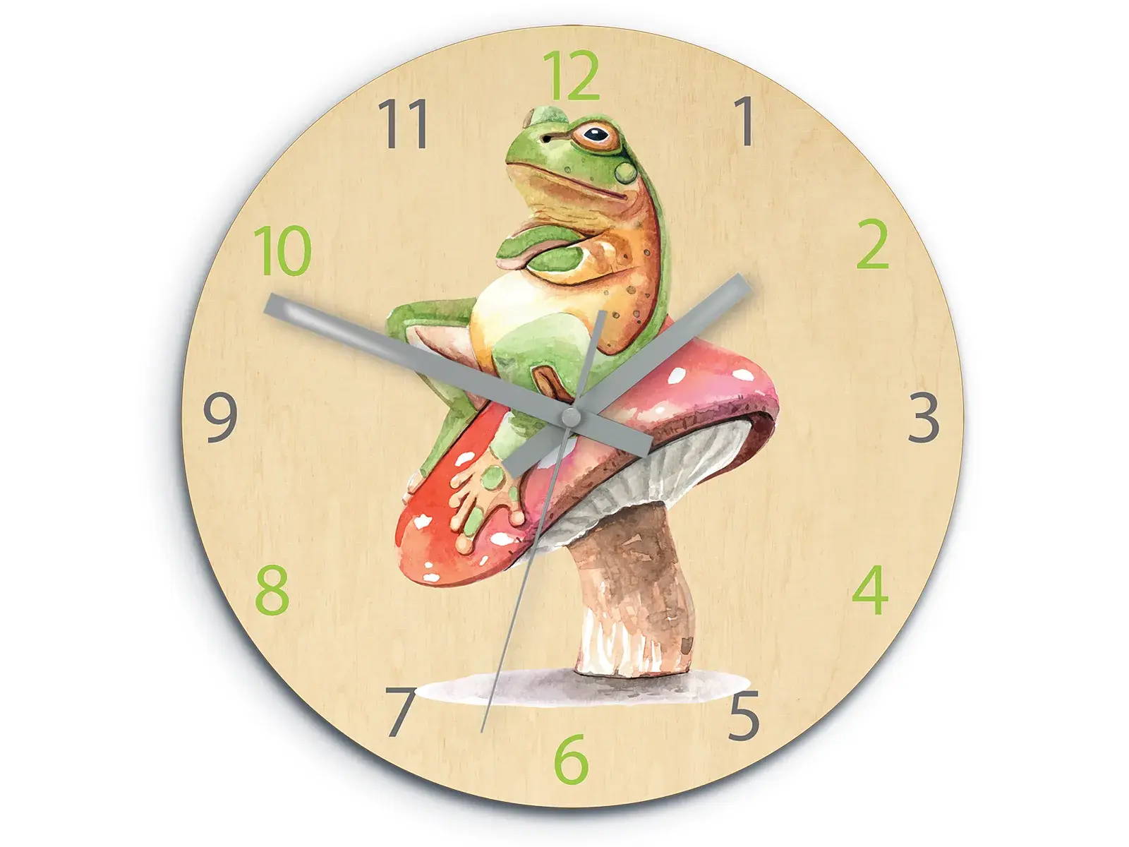 Dětské nástěnné hodiny Ami Žába 30 cm vícebarevné