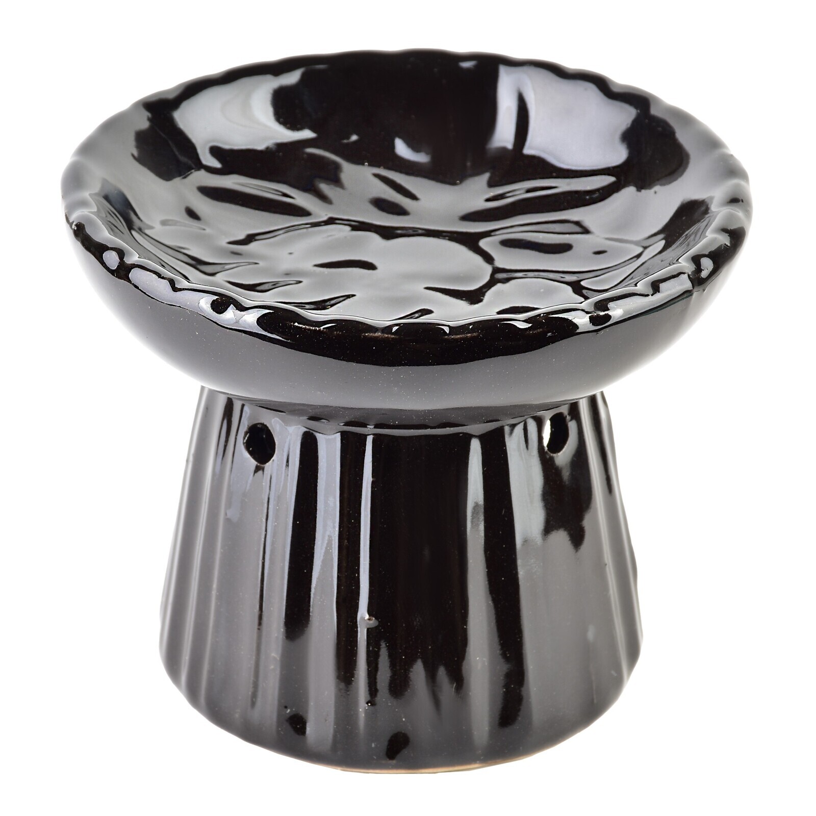 Keramická aroma lampa LILIEN 8,5 cm černá