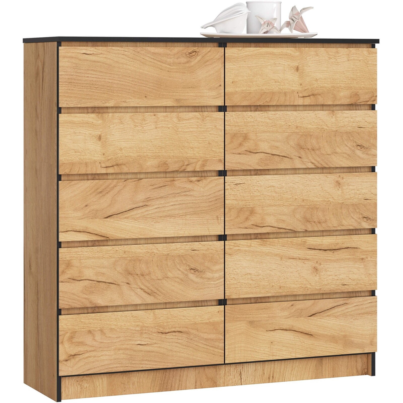 Komoda Kuba 120 cm dub craft zlatý