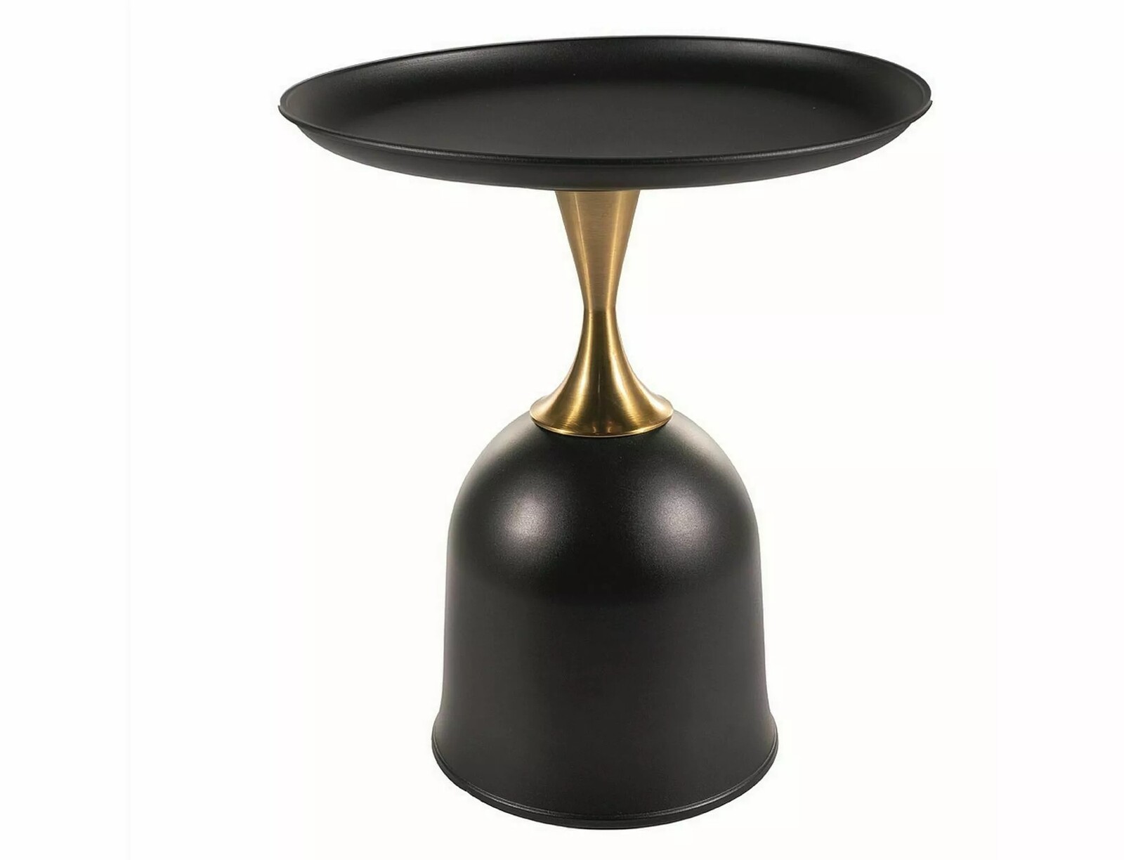 Konferenční stolek Libra 51 cm černý/zlatý