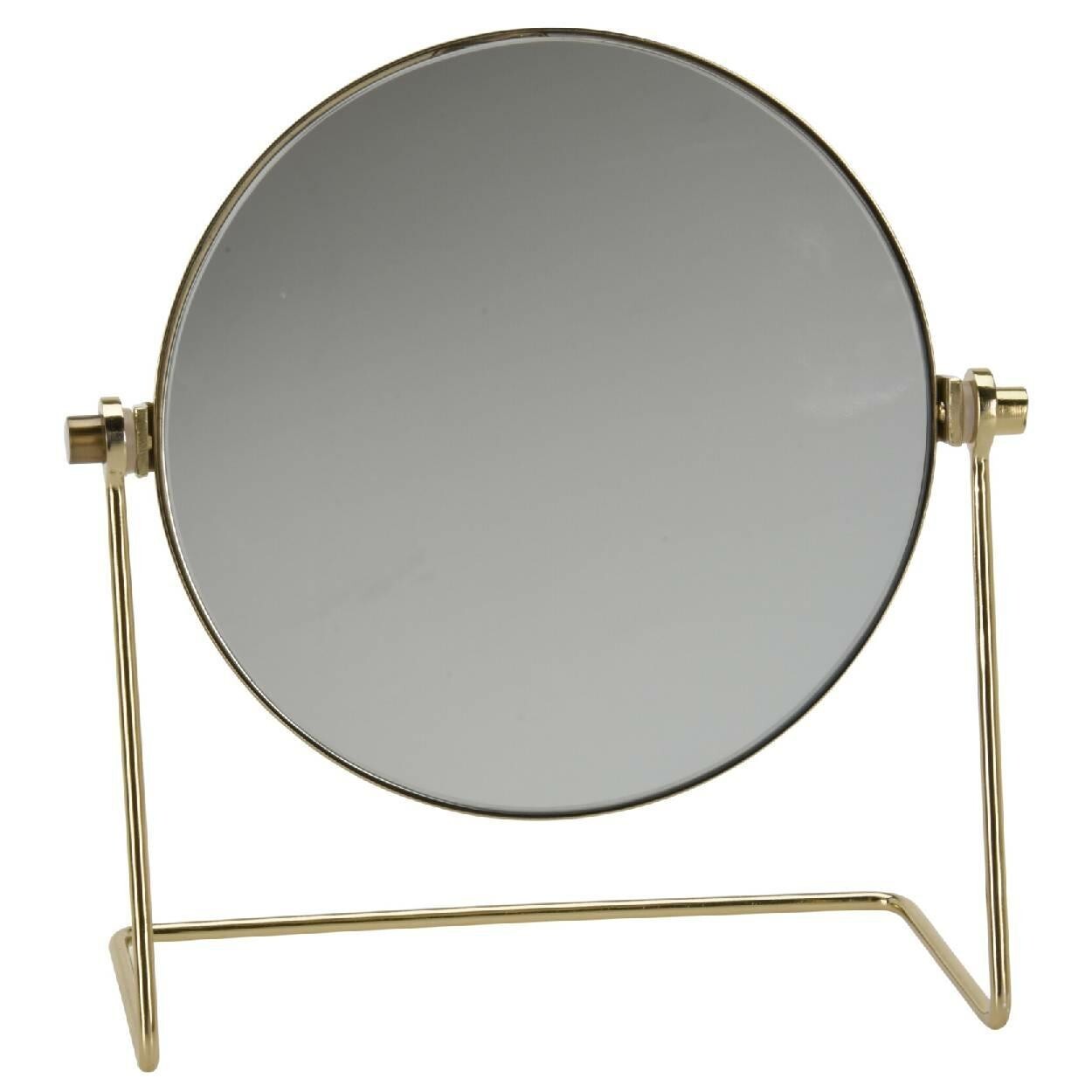 Kulaté stolní zrcadlo LOLY zlaté