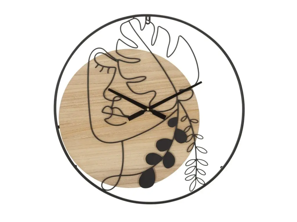 Nástěnné hodiny Elegant A 60 cm hnědé/černé