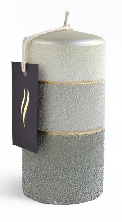 Parafínová svíčka Milano 10 cm zelená