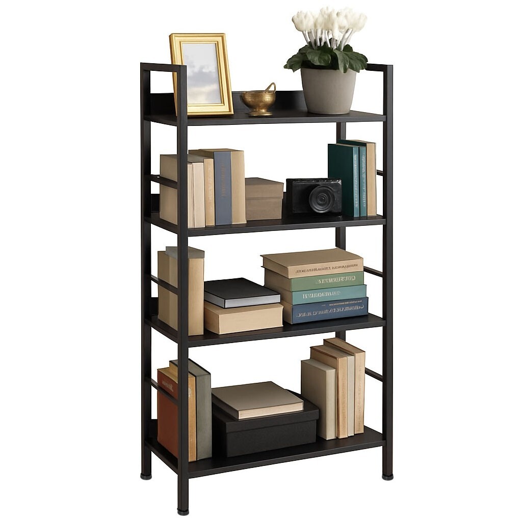 Regál VARBERG 125x60 cm černý