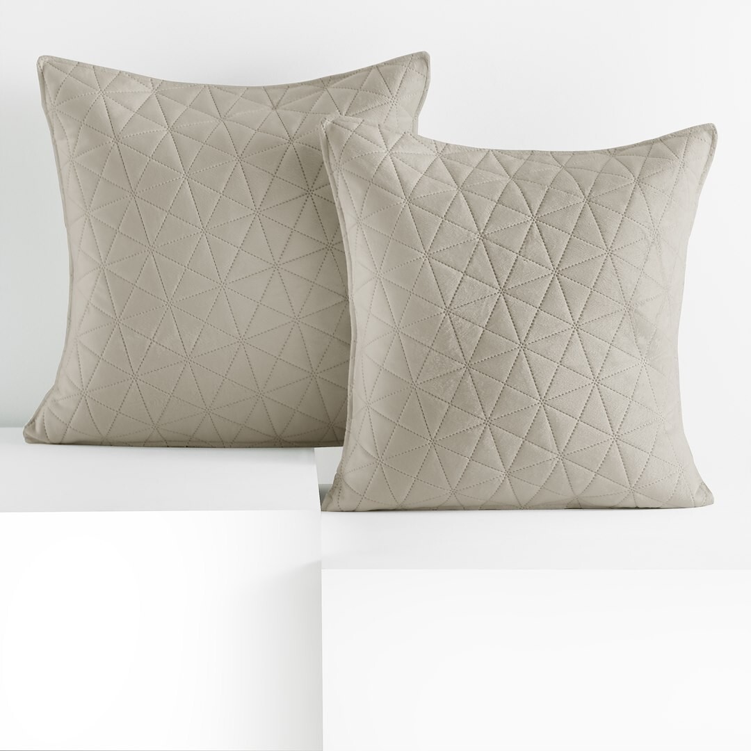 Sada 2 ks povlaků na polštáře RESTILO LAILA béžová