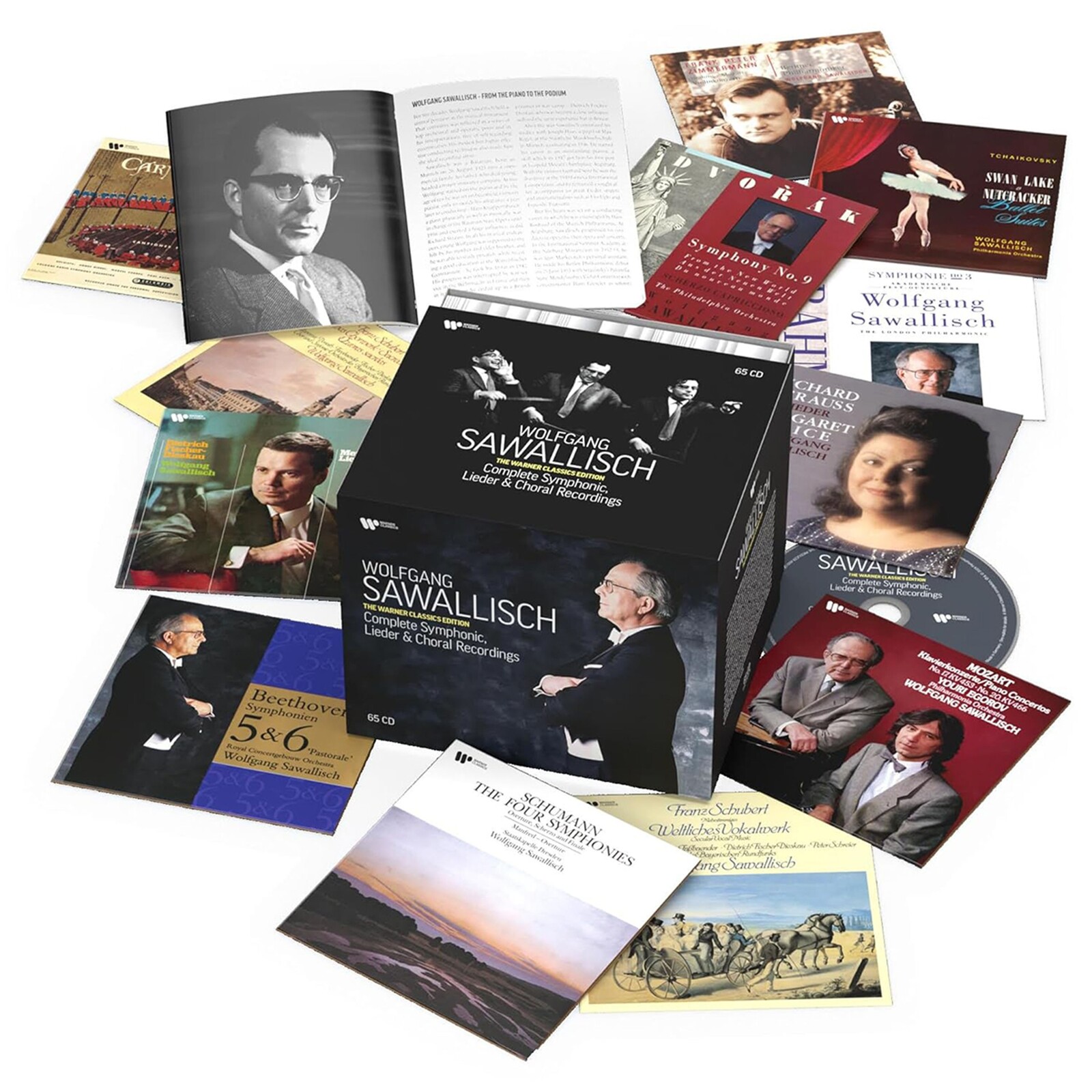 Wolfgang Sawallisch, THE WARNER CLASSICS EDITION - COMPLETE SYMPHONIC, LIEDER & CHORAL RECORDINGS, CD