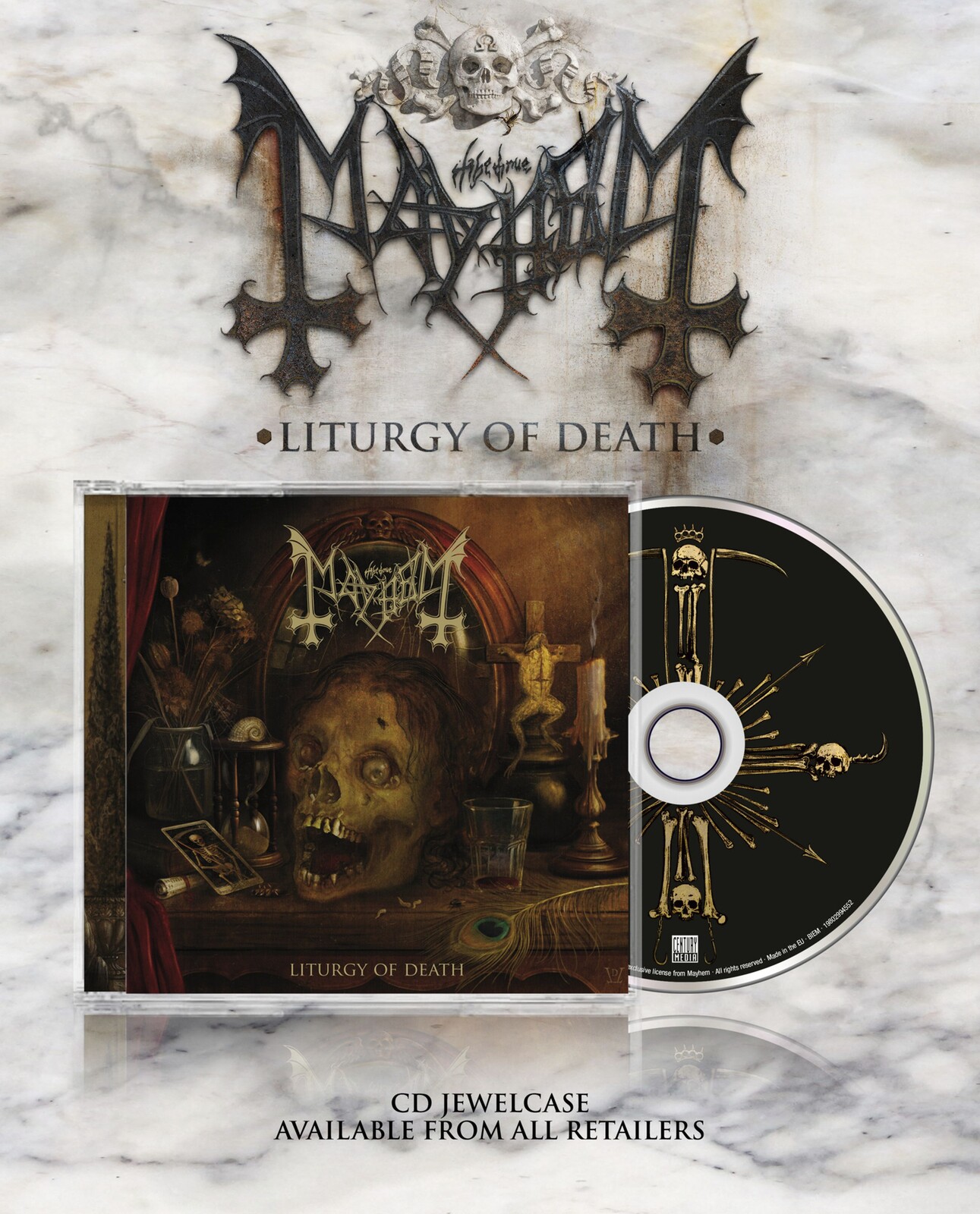 Mayhem, Liturgy of Death, CD