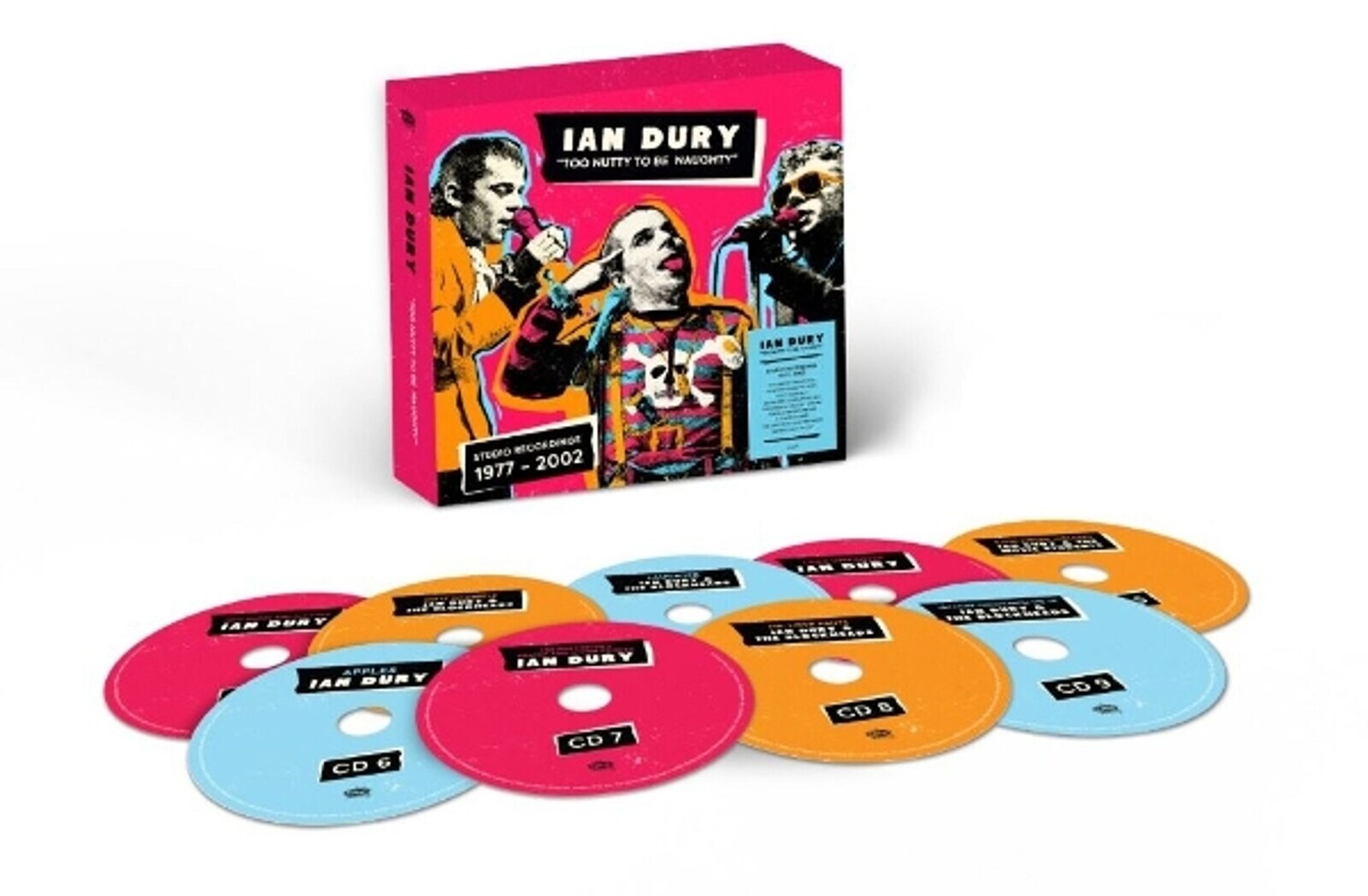 IAN DURY, TOO NUTTY TO BE NAUGHTY: STUDIO RECORDINGS 1977-2002, CD