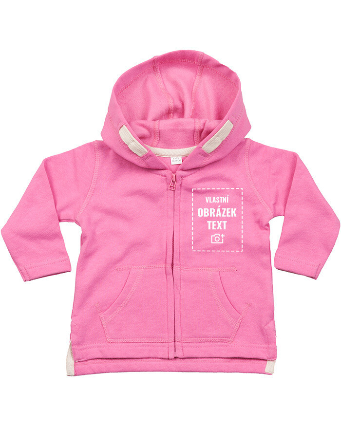 Detská mikina na zips s vlastnou potlačou - skvelý darček