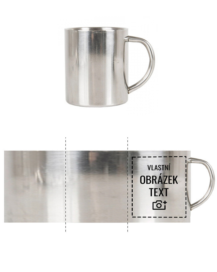 Nerezový termohrnek s vlastním potiskem  - doručení již do 24 h