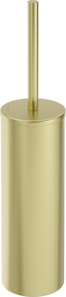 DEANTE - Okrúhla kartáčovaná zlatá toaletná kefa, voľne stojaca ADR_R712