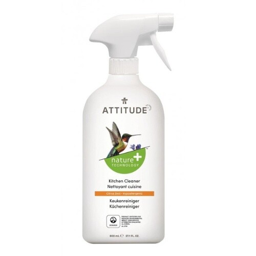 Univerzálny čistič ATTITUDE s vôňou citrónovej kôry s rozprašovačom 800ml