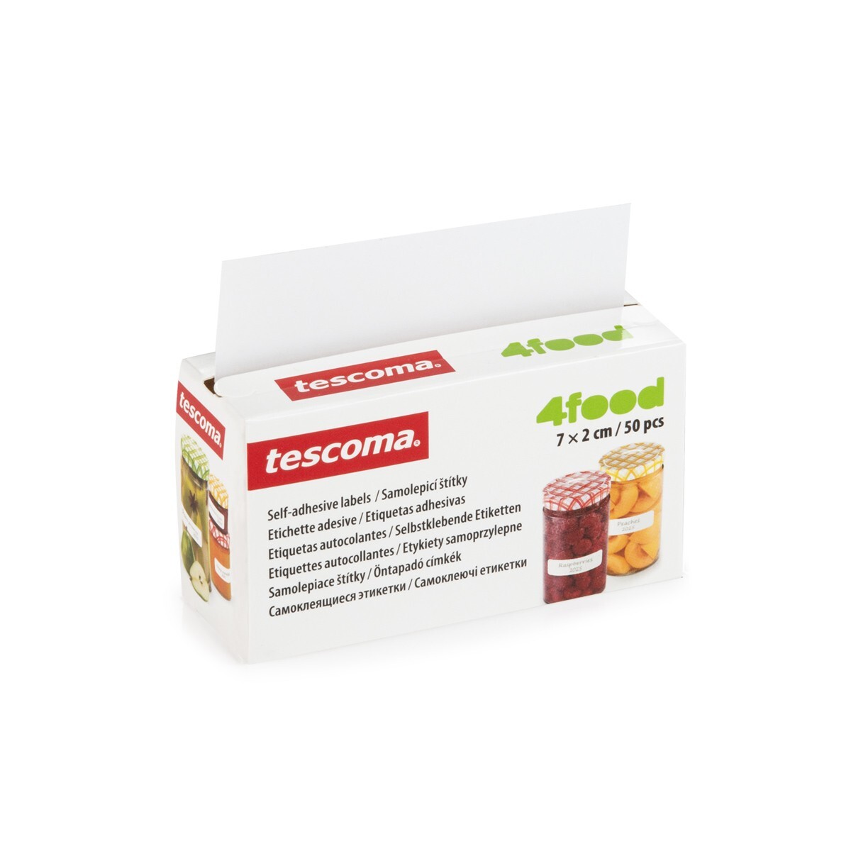Samolepiace štítky 4FOOD, 50 ks