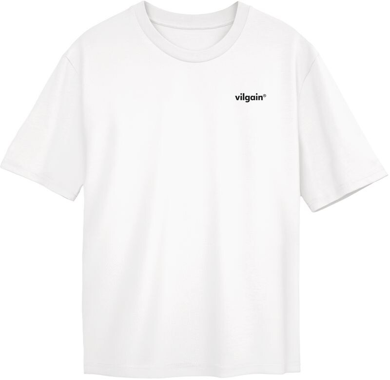 Vilgain Logotype Badge Tee – XS White