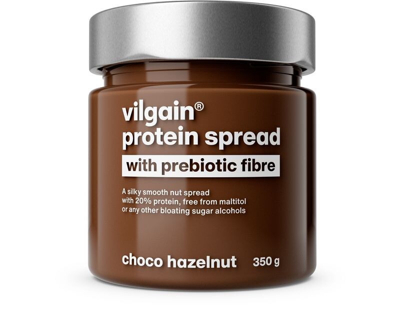 Vilgain Proteínový krém s prebiotickou vlákninou – lieskové orechy s čokoládou 350 g
